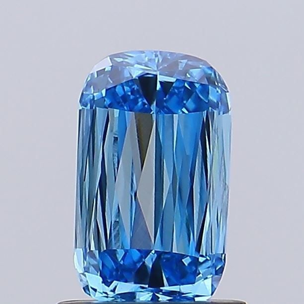 Loose Diamond - CUSHION MODIFIED 1.09ct Fancy Vivid Blue VS1: Loose Diamond - CUSHION MODIFIED 1.09ct Fancy Vivid Blue VS1 Source: This is a real non-mined Diamond that has been grown in a lab Shape: CUSHION MODIFIED Carats: 1.09 Color: Fancy Vivid Blue Certific