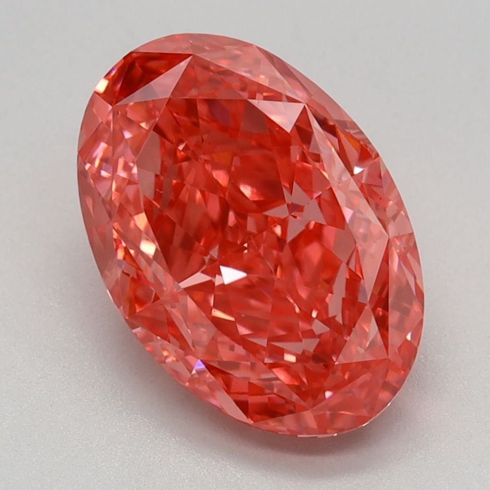 Loose Diamond - OVAL 2.72ct Fancy Vivid Pink VS1: Loose Diamond - OVAL 2.72ct Fancy Vivid Pink VS1 Source: This is a real non-mined Diamond that has been grown in a lab Shape: OVAL Carats: 2.72 Color: Fancy Vivid Pink Certification: IGI Video: