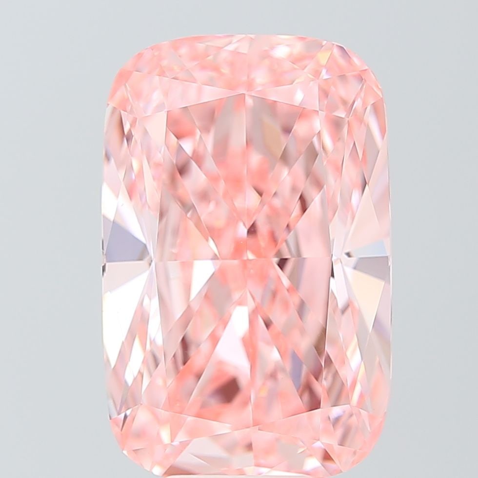 Loose Diamond - CUSHION MODIFIED 10.02ct Fancy Vivid Pink VS1: Loose Diamond - CUSHION MODIFIED 10.02ct Fancy Vivid Pink VS1 Source: This is a real non-mined Diamond that has been grown in a lab Shape: CUSHION MODIFIED Carats: 10.02 Color: Fancy Vivid Pink Certif