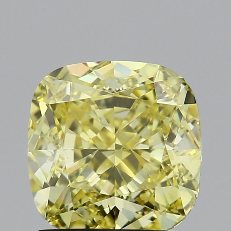 Loose Diamond - CUSHION MODIFIED 1.6ct Fancy Yellow VS1: Loose Diamond - CUSHION MODIFIED 1.6ct Fancy Yellow VS1 Source: This is a real non-mined Diamond that has been grown in a lab Shape: CUSHION MODIFIED Carats: 1.6 Color: Fancy Yellow Certification: IGI