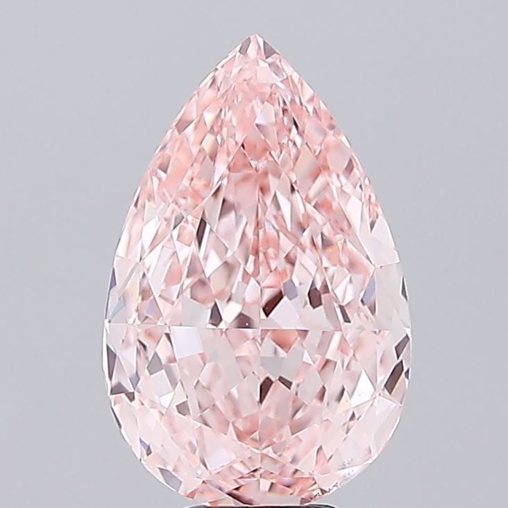 Loose Diamond - PEAR 6.11ct Fancy Vivid Pink VS1 (1 of 1)