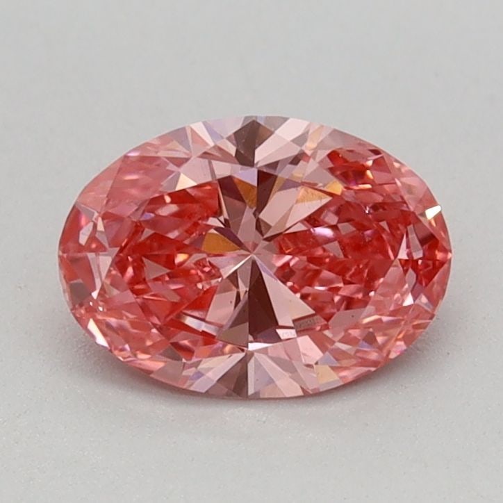 Loose Diamond - OVAL 0.56ct Fancy Vivid Pink VS1: Loose Diamond - OVAL 0.56ct Fancy Vivid Pink VS1 Source: This is a real non-mined Diamond that has been grown in a lab Shape: OVAL Carats: 0.56 Color: Fancy Vivid Pink Certification: IGI Video: