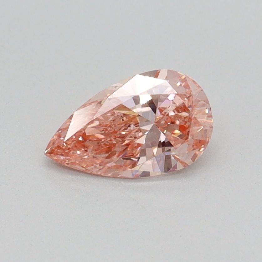 Loose Diamond - PEAR 0.53ct Fancy Intense Pink SI1: Loose Diamond - PEAR 0.53ct Fancy Intense Pink SI1 Source: This is a real non-mined Diamond that has been grown in a lab Shape: PEAR Carats: 0.53 Color: Fancy Intense Pink Certification: IGI Video: