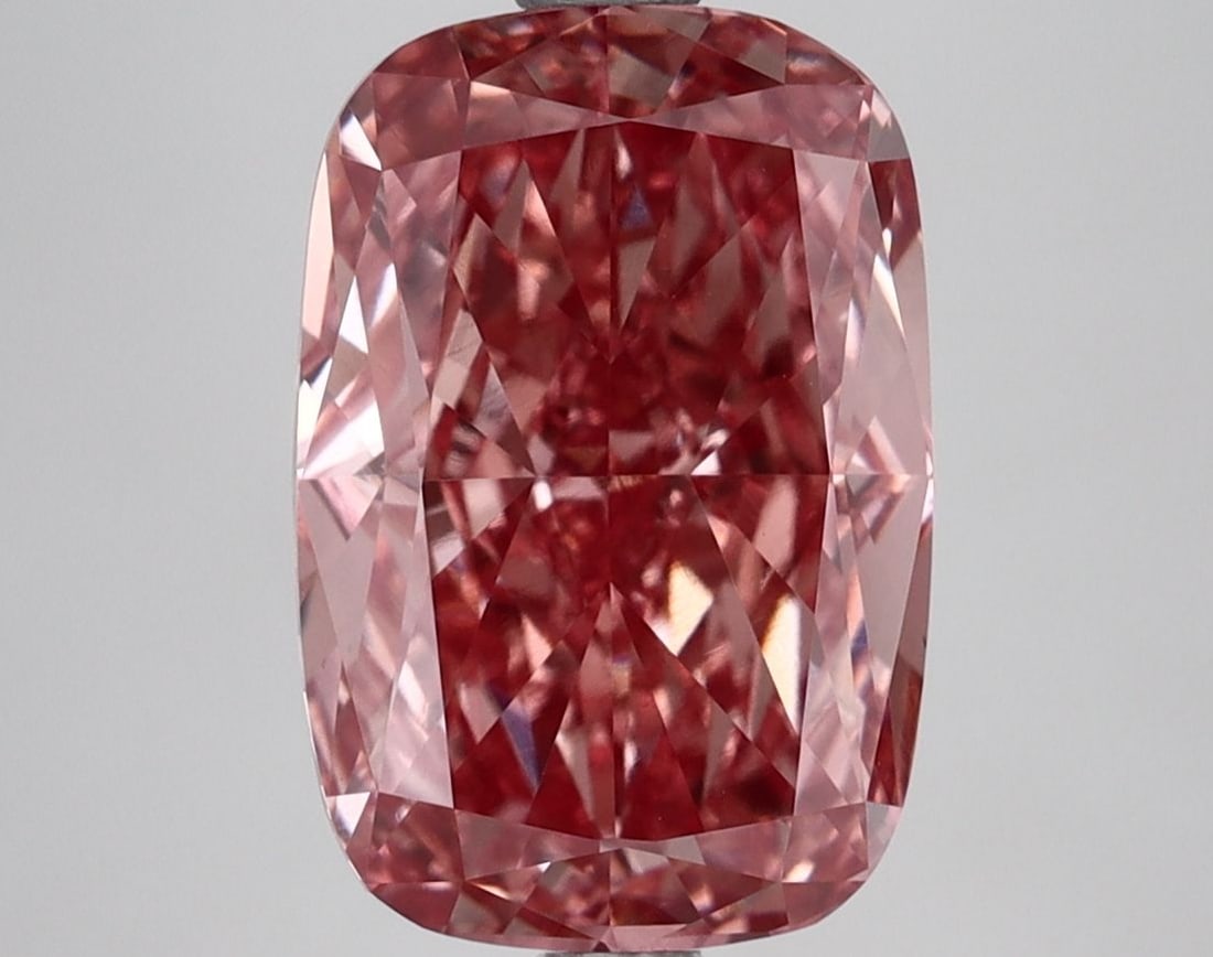 Loose Diamond - CUSHION MODIFIED 4.63ct Fancy Vivid Pink VVS2: Loose Diamond - CUSHION MODIFIED 4.63ct Fancy Vivid Pink VVS2 Source: This is a real non-mined Diamond that has been grown in a lab Shape: CUSHION MODIFIED Carats: 4.63 Color: Fancy Vivid Pink Certifi