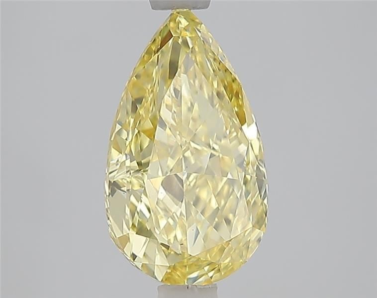 Loose Diamond - PEAR 2.09ct Fancy Intense Yellow VS1: Loose Diamond - PEAR 2.09ct Fancy Intense Yellow VS1 Source: This is a real non-mined Diamond that has been grown in a lab Shape: PEAR Carats: 2.09 Color: Fancy Intense Yellow Certification: IGI Video