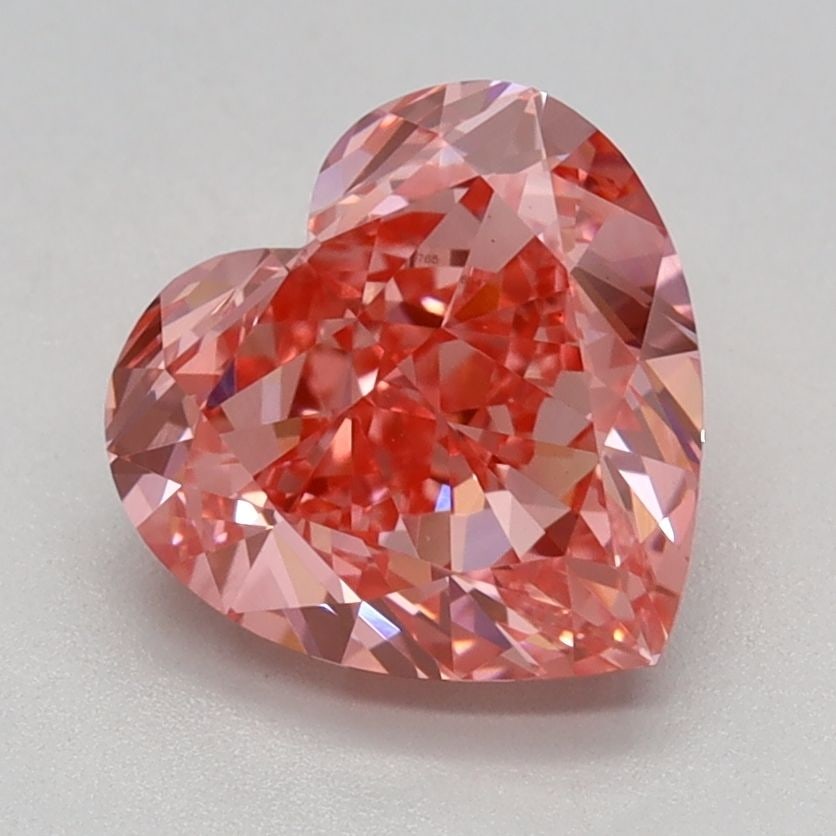 Loose Diamond - HEART 1.67ct Fancy Vivid Pink VVS2: Loose Diamond - HEART 1.67ct Fancy Vivid Pink VVS2 Source: This is a real non-mined Diamond that has been grown in a lab Shape: HEART Carats: 1.67 Color: Fancy Vivid Pink Certification: IGI Video: