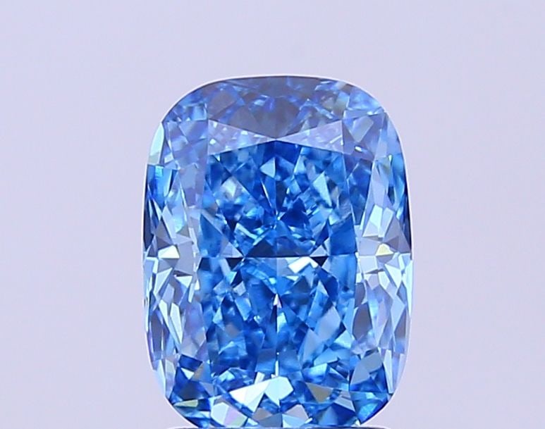 Loose Diamond - CUSHION MODIFIED 2.01ct Fancy Vivid Blue VVS2: Loose Diamond - CUSHION MODIFIED 2.01ct Fancy Vivid Blue VVS2 Source: This is a real non-mined Diamond that has been grown in a lab Shape: CUSHION MODIFIED Carats: 2.01 Color: Fancy Vivid Blue Certifi