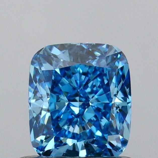 Loose Diamond - CUSHION MODIFIED 0.76ct Fancy Vivid Blue VVS2: Loose Diamond - CUSHION MODIFIED 0.76ct Fancy Vivid Blue VVS2 Source: This is a real non-mined Diamond that has been grown in a lab Shape: CUSHION MODIFIED Carats: 0.76 Color: Fancy Vivid Blue Certifi
