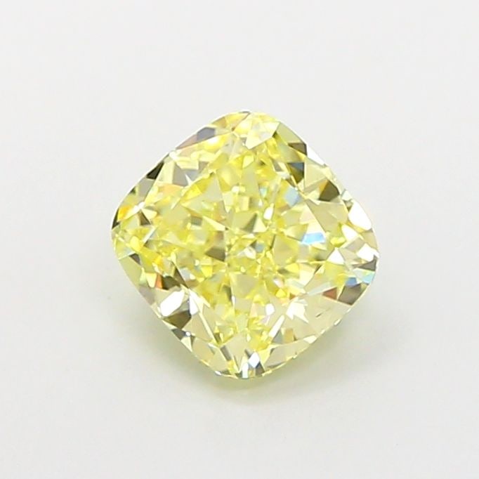 Loose Diamond - CUSHION MODIFIED 1.24ct Fancy Light Yellow VS1: Loose Diamond - CUSHION MODIFIED 1.24ct Fancy Light Yellow VS1 Source: This is a real non-mined Diamond that has been grown in a lab Shape: CUSHION MODIFIED Carats: 1.24 Color: Fancy Light Yellow Cert
