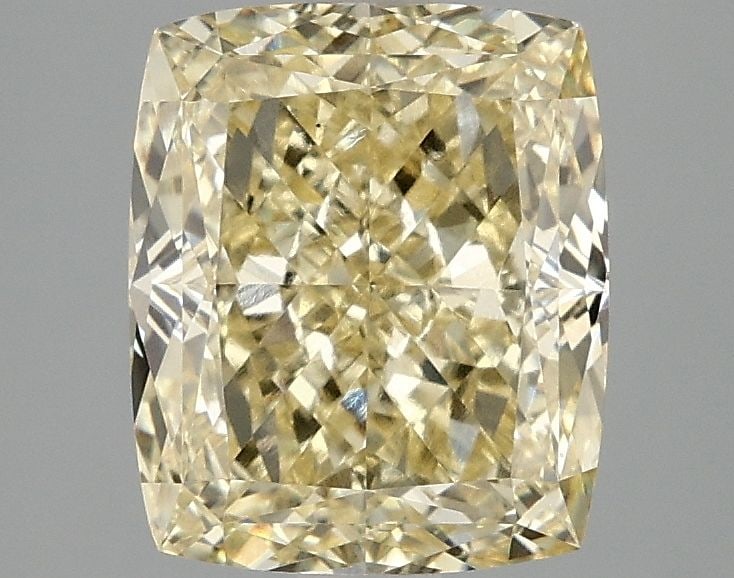 Loose Diamond - CUSHION MODIFIED 3.08ct Fancy Intense Yellow VS1: Loose Diamond - CUSHION MODIFIED 3.08ct Fancy Intense Yellow VS1 Source: This is a real non-mined Diamond that has been grown in a lab Shape: CUSHION MODIFIED Carats: 3.08 Color: Fancy Intense Yellow 