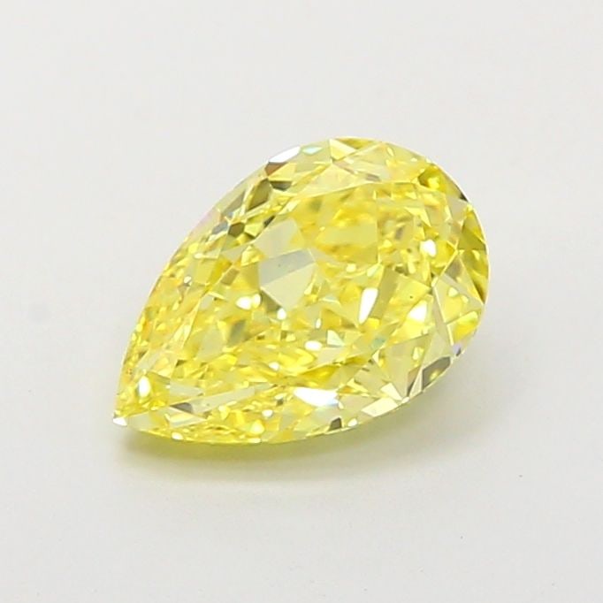Loose Diamond - PEAR 2.02ct Fancy Vivid Yellow VS1: Loose Diamond - PEAR 2.02ct Fancy Vivid Yellow VS1 Source: This is a real non-mined Diamond that has been grown in a lab Shape: PEAR Carats: 2.02 Color: Fancy Vivid Yellow Certification: IGI Video: