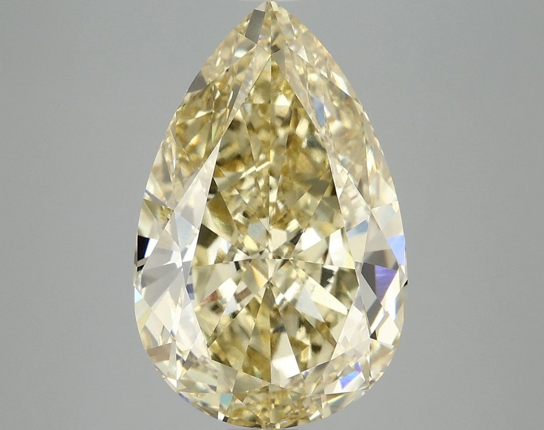 Loose Diamond - PEAR 7.07ct Fancy Intense Yellow VVS2 (1 of 1)