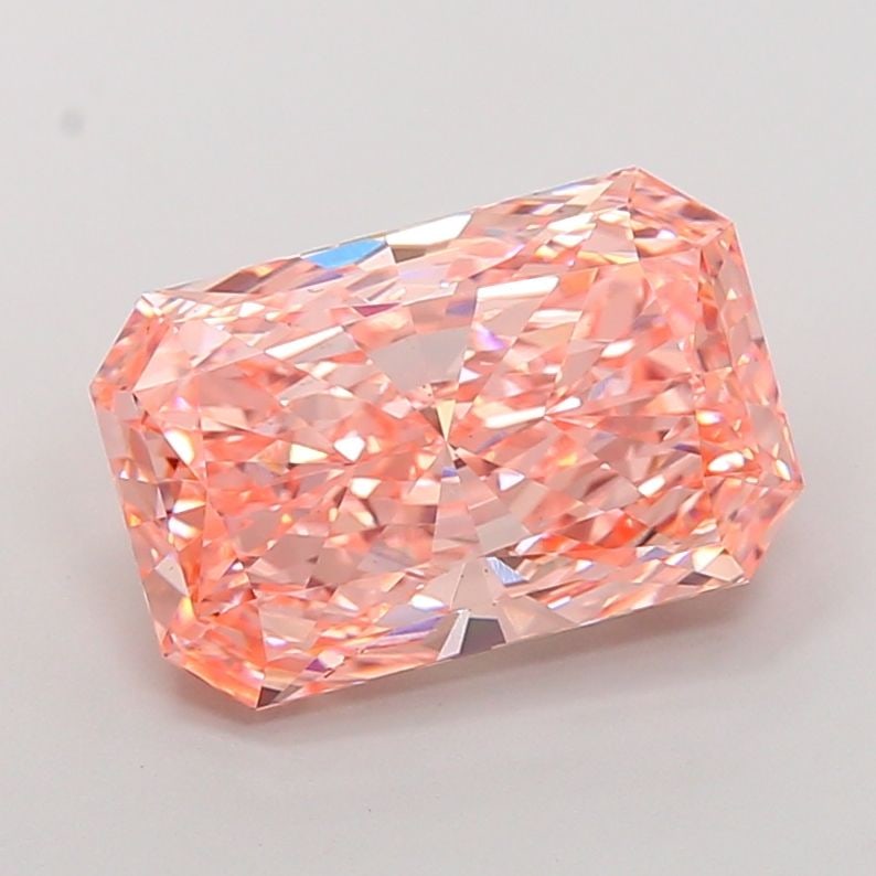 Loose Diamond - RADIANT 7.08ct Fancy Vivid Pink VS1: Loose Diamond - RADIANT 7.08ct Fancy Vivid Pink VS1 Source: This is a real non-mined Diamond that has been grown in a lab Shape: RADIANT Carats: 7.08 Color: Fancy Vivid Pink Certification: IGI Video: