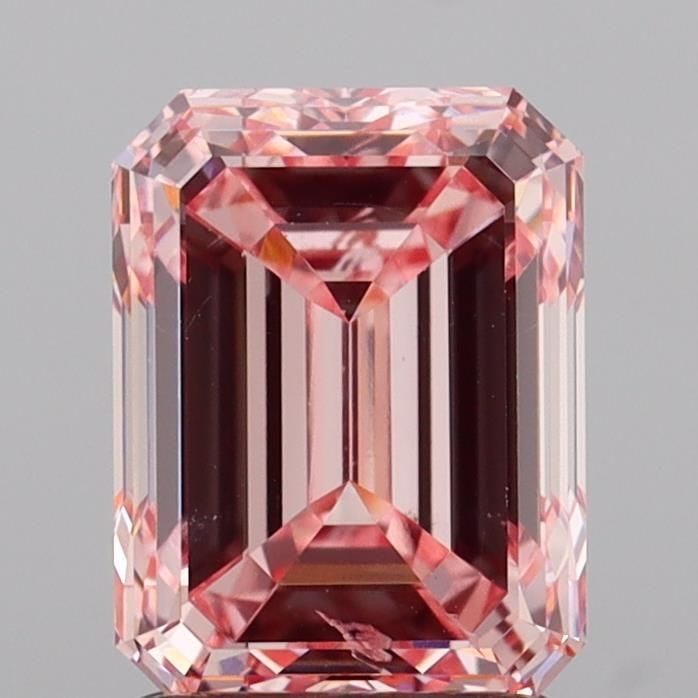 Loose Diamond - EMERALD 2.0ct Fancy Intense Pink VS2: Loose Diamond - EMERALD 2.0ct Fancy Intense Pink VS2 Source: This is a real non-mined Diamond that has been grown in a lab Shape: EMERALD Carats: 2.0 Color: Fancy Intense Pink Certification: IGI Video