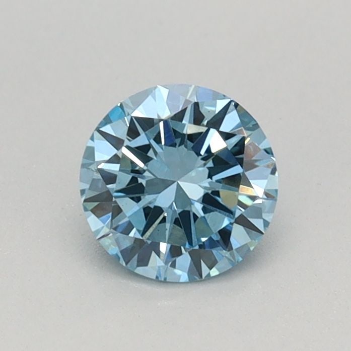 Loose Diamond - ROUND 0.37ct Fancy Vivid Blue VS1: Loose Diamond - ROUND 0.37ct Fancy Vivid Blue VS1 Source: This is a real non-mined Diamond that has been grown in a lab Shape: ROUND Carats: 0.37 Color: Fancy Vivid Blue Certification: IGI Video: