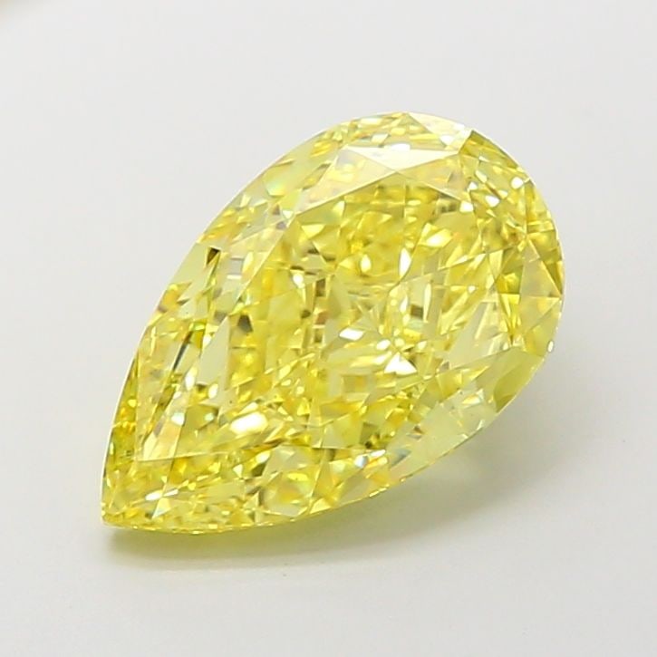 Loose Diamond - PEAR 5.02ct Fancy Intense Yellow VS2: Loose Diamond - PEAR 5.02ct Fancy Intense Yellow VS2 Source: This is a real non-mined Diamond that has been grown in a lab Shape: PEAR Carats: 5.02 Color: Fancy Intense Yellow Certification: IGI Video