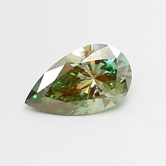 Loose Diamond - PEAR 0.52ct Fancy Vivid Green SI2 (1 of 1)