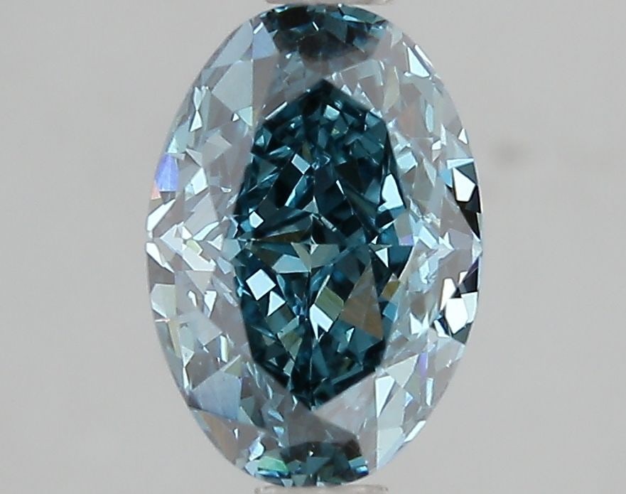 Loose Diamond - OVAL 2.11ct Fancy Vivid Green Blue VS1: Loose Diamond - OVAL 2.11ct Fancy Vivid Green Blue VS1 Source: This is a real non-mined Diamond that has been grown in a lab Shape: OVAL Carats: 2.11 Color: Fancy Vivid Green Blue Certification: IGI V