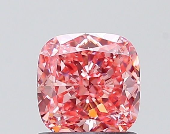 Loose Diamond - CUSHION MODIFIED 1.03ct Fancy Vivid Pink VVS1: Loose Diamond - CUSHION MODIFIED 1.03ct Fancy Vivid Pink VVS1 Source: This is a real non-mined Diamond that has been grown in a lab Shape: CUSHION MODIFIED Carats: 1.03 Color: Fancy Vivid Pink Certifi