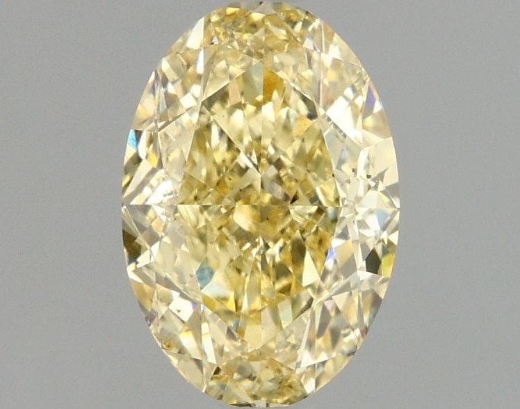 Loose Diamond - OVAL 1.59ct Fancy Intense Yellow VS2: Loose Diamond - OVAL 1.59ct Fancy Intense Yellow VS2 Source: This is a real non-mined Diamond that has been grown in a lab Shape: OVAL Carats: 1.59 Color: Fancy Intense Yellow Certification: IGI Video