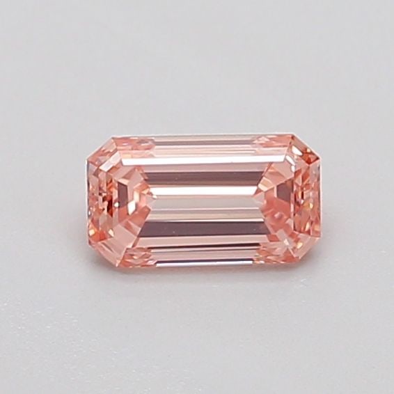 Loose Diamond - EMERALD 0.38ct Fancy Intense Brownish Pink VS1: Loose Diamond - EMERALD 0.38ct Fancy Intense Brownish Pink VS1 Source: This is a real non-mined Diamond that has been grown in a lab Shape: EMERALD Carats: 0.38 Color: Fancy Intense Brownish Pink Cert