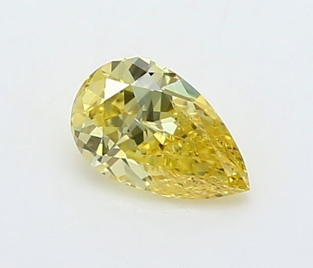 Loose Diamond - PEAR 0.18ct Fancy Vivid Yellow VVS1: Loose Diamond - PEAR 0.18ct Fancy Vivid Yellow VVS1 Source: This is a real non-mined Diamond that has been grown in a lab Shape: PEAR Carats: 0.18 Color: Fancy Vivid Yellow Certification: IGI Video: