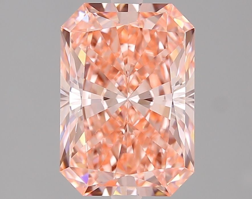 Loose Diamond - RADIANT 2.03ct Fancy Vivid Pink VS1: Loose Diamond - RADIANT 2.03ct Fancy Vivid Pink VS1 Source: This is a real non-mined Diamond that has been grown in a lab Shape: RADIANT Carats: 2.03 Color: Fancy Vivid Pink Certification: IGI Video: