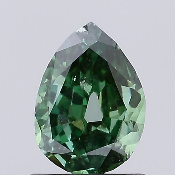 Loose Diamond - PEAR 0.71ct Fancy Vivid Green SI2: Loose Diamond - PEAR 0.71ct Fancy Vivid Green SI2 Source: This is a real non-mined Diamond that has been grown in a lab Shape: PEAR Carats: 0.71 Color: Fancy Vivid Green Certification: NONE Video: