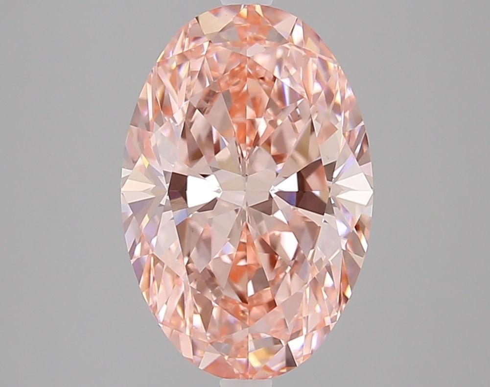 Loose Diamond - OVAL 4.01ct Fancy Vivid Pink VS1 (1 of 1)