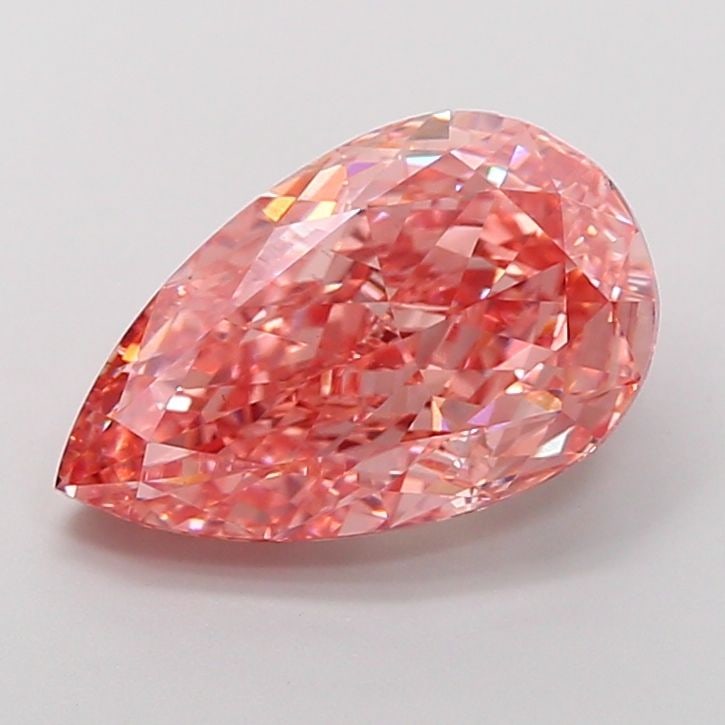 Loose Diamond - PEAR 5.02ct Fancy Vivid Pink VS1 (1 of 1)