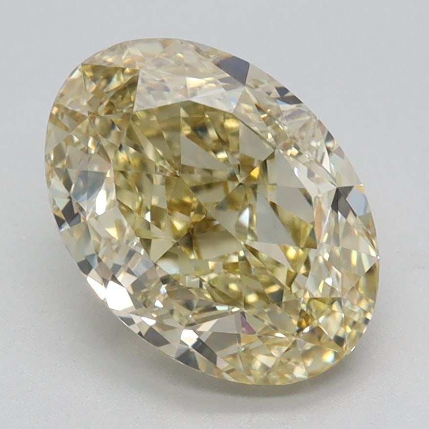 Loose Diamond - OVAL 2.52ct Fancy Intense Yellow VVS2: Loose Diamond - OVAL 2.52ct Fancy Intense Yellow VVS2 Source: This is a real non-mined Diamond that has been grown in a lab Shape: OVAL Carats: 2.52 Color: Fancy Intense Yellow Certification: IGI Vide