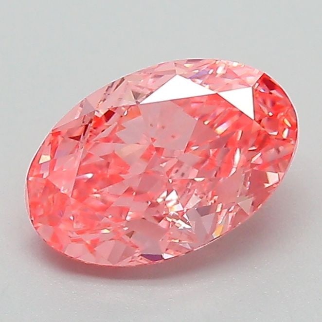 Loose Diamond - OVAL 1.31ct Fancy Vivid Pink VVS2: Loose Diamond - OVAL 1.31ct Fancy Vivid Pink VVS2 Source: This is a real non-mined Diamond that has been grown in a lab Shape: OVAL Carats: 1.31 Color: Fancy Vivid Pink Certification: IGI Video: