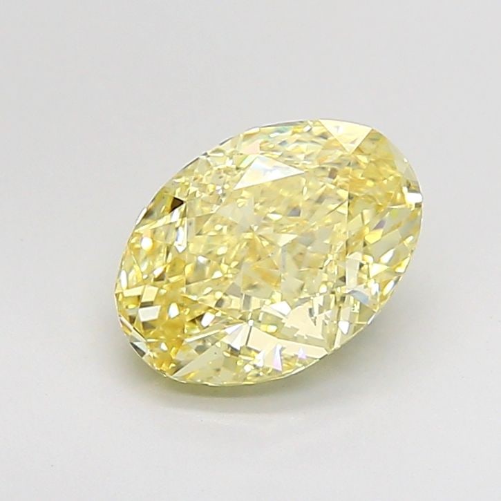 Loose Diamond - OVAL 2.02ct Fancy Intense Yellow VS1: Loose Diamond - OVAL 2.02ct Fancy Intense Yellow VS1 Source: This is a real non-mined Diamond that has been grown in a lab Shape: OVAL Carats: 2.02 Color: Fancy Intense Yellow Certification: IGI Video