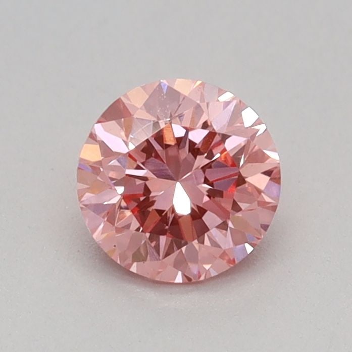 Loose Diamond - ROUND 0.32ct Fancy Vivid Pink VS1: Loose Diamond - ROUND 0.32ct Fancy Vivid Pink VS1 Source: This is a real non-mined Diamond that has been grown in a lab Shape: ROUND Carats: 0.32 Color: Fancy Vivid Pink Certification: IGI Video: