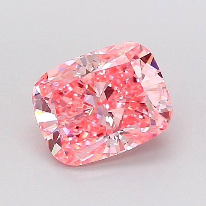 Loose Diamond - CUSHION MODIFIED 1.43ct Fancy Vivid Pink VS1: Loose Diamond - CUSHION MODIFIED 1.43ct Fancy Vivid Pink VS1 Source: This is a real non-mined Diamond that has been grown in a lab Shape: CUSHION MODIFIED Carats: 1.43 Color: Fancy Vivid Pink Certific