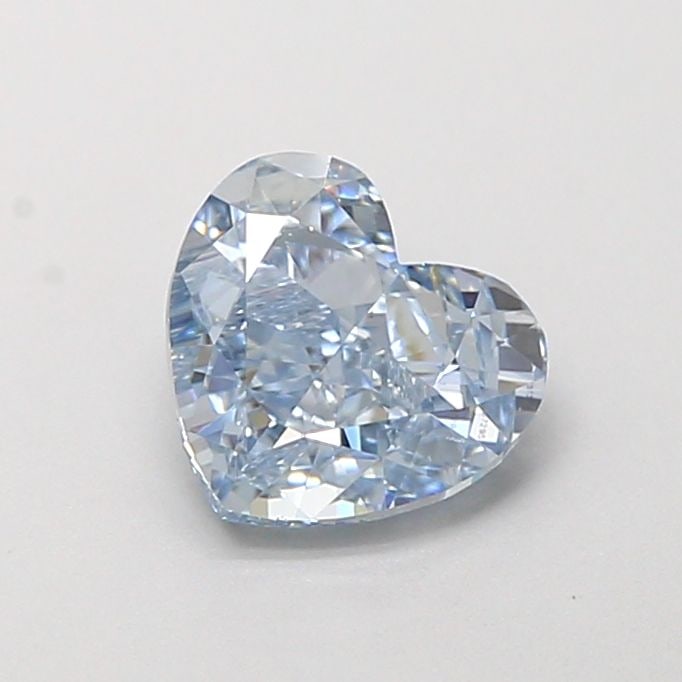 Loose Diamond - HEART 1.0ct Fancy Intense Blue VVS2: Loose Diamond - HEART 1.0ct Fancy Intense Blue VVS2 Source: This is a real non-mined Diamond that has been grown in a lab Shape: HEART Carats: 1.0 Color: Fancy Intense Blue Certification: IGI Video: