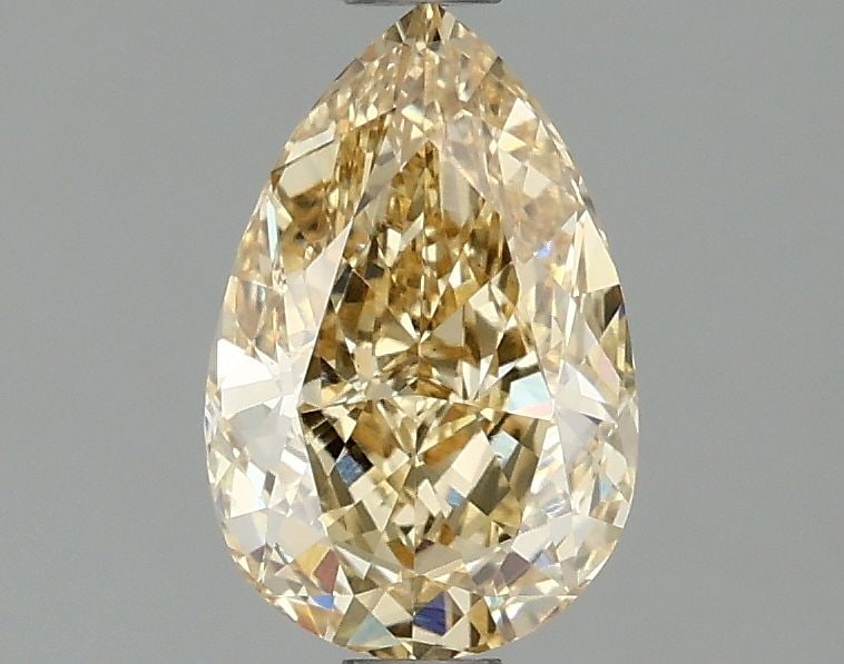 Loose Diamond - PEAR 1.33ct Fancy Intense Yellow VS1: Loose Diamond - PEAR 1.33ct Fancy Intense Yellow VS1 Source: This is a real non-mined Diamond that has been grown in a lab Shape: PEAR Carats: 1.33 Color: Fancy Intense Yellow Certification: IGI Video