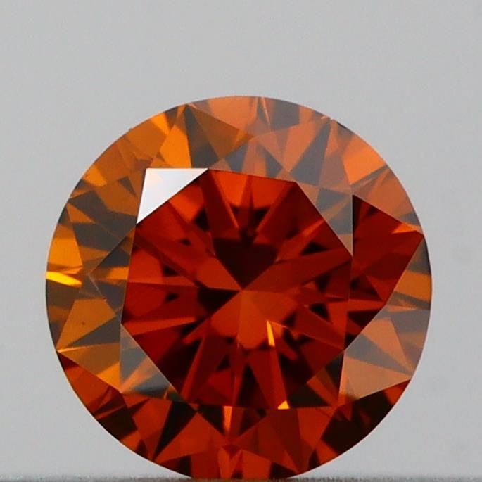 Loose Diamond - ROUND 0.2ct Fancy Deep Orange VVS2: Loose Diamond - ROUND 0.2ct Fancy Deep Orange VVS2 Source: This is a real non-mined Diamond that has been grown in a lab Shape: ROUND Carats: 0.2 Color: Fancy Deep Orange Certification: IGI Video: