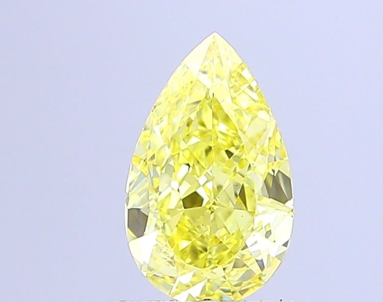 Loose Diamond - PEAR 1.55ct Fancy Vivid Yellow VS2: Loose Diamond - PEAR 1.55ct Fancy Vivid Yellow VS2 Source: This is a real non-mined Diamond that has been grown in a lab Shape: PEAR Carats: 1.55 Color: Fancy Vivid Yellow Certification: IGI Video: