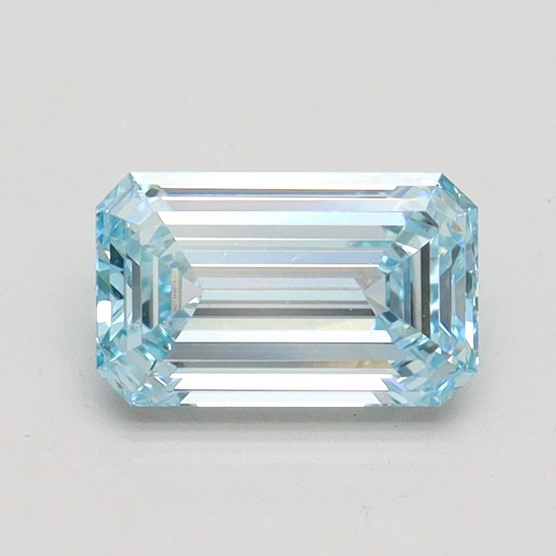 Loose Diamond - EMERALD 1.0ct Fancy Intense Blue VS1: Loose Diamond - EMERALD 1.0ct Fancy Intense Blue VS1 Source: This is a real non-mined Diamond that has been grown in a lab Shape: EMERALD Carats: 1.0 Color: Fancy Intense Blue Certification: IGI Video