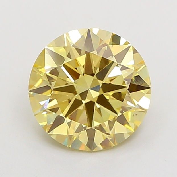 Loose Diamond - ROUND 3.01ct Fancy Intense Yellow VS1 (1 of 1)