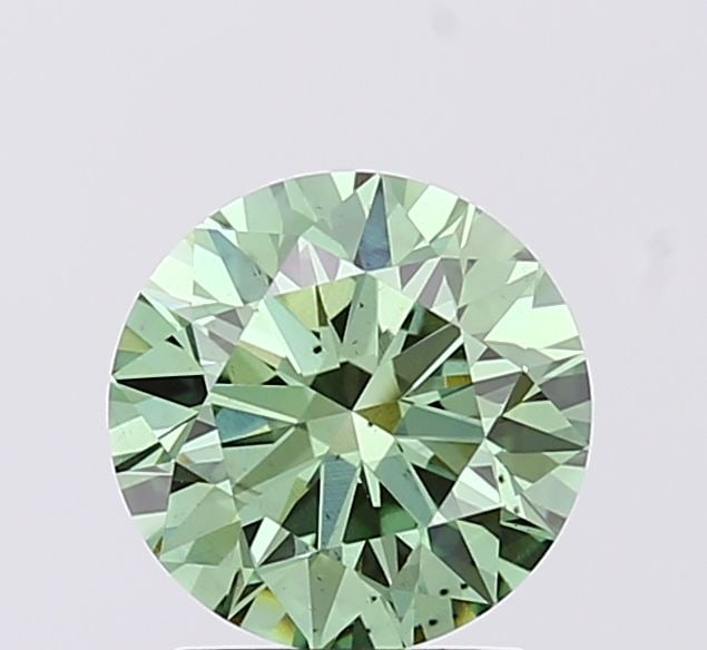 Loose Diamond - ROUND 1.61ct Fancy Vivid Green VS2: Loose Diamond - ROUND 1.61ct Fancy Vivid Green VS2 Source: This is a real non-mined Diamond that has been grown in a lab Shape: ROUND Carats: 1.61 Color: Fancy Vivid Green Certification: IGI Video: