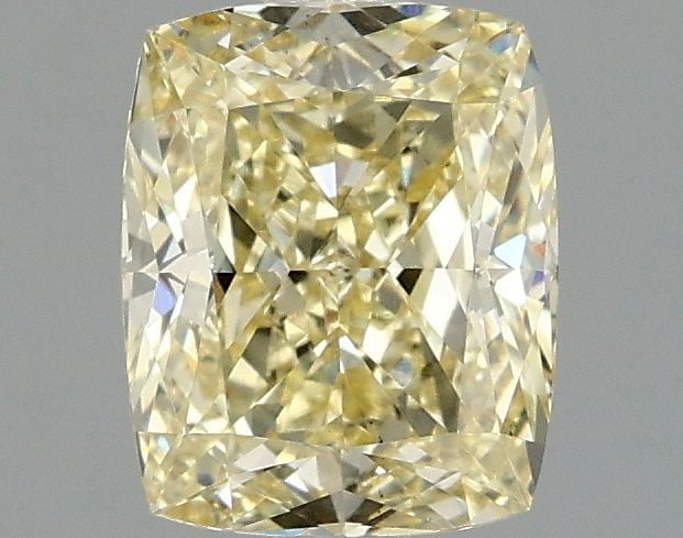 Loose Diamond - CUSHION MODIFIED 1.51ct Fancy Intense Yellow VS1: Loose Diamond - CUSHION MODIFIED 1.51ct Fancy Intense Yellow VS1 Source: This is a real non-mined Diamond that has been grown in a lab Shape: CUSHION MODIFIED Carats: 1.51 Color: Fancy Intense Yellow 