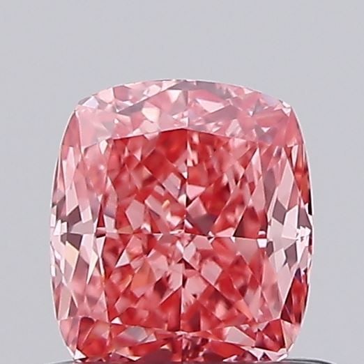 Loose Diamond - CUSHION MODIFIED 0.54ct Fancy Vivid Pink VVS2: Loose Diamond - CUSHION MODIFIED 0.54ct Fancy Vivid Pink VVS2 Source: This is a real non-mined Diamond that has been grown in a lab Shape: CUSHION MODIFIED Carats: 0.54 Color: Fancy Vivid Pink Certifi