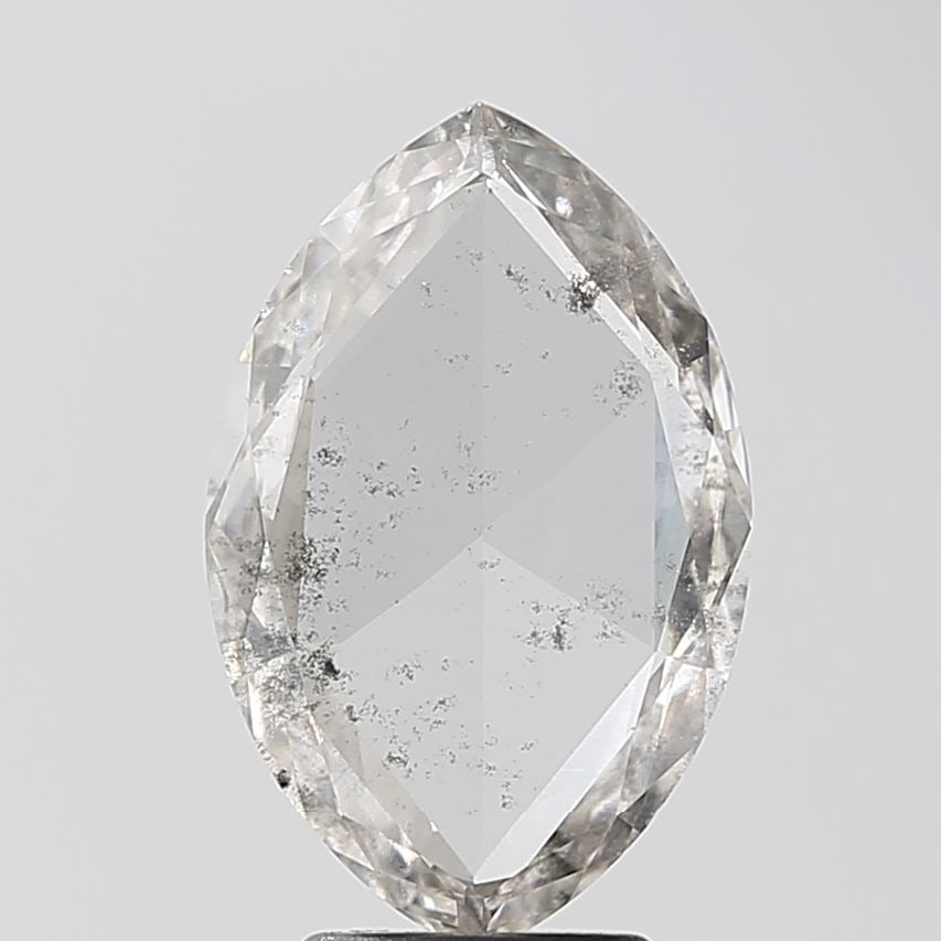 Loose Diamond - MARQUISE 1.74ct Salt and Pepper I1: Loose Diamond - MARQUISE 1.74ct Salt and Pepper I1 Source: This is a real non-mined Diamond that has been grown in a lab Shape: MARQUISE Carats: 1.74 Color: Salt and Pepper Certification: NONE Video: