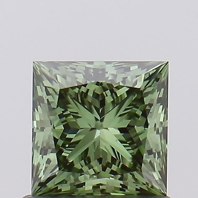 Loose Diamond - PRINCESS 0.8ct Fancy Vivid Green VVS2: Loose Diamond - PRINCESS 0.8ct Fancy Vivid Green VVS2 Source: This is a real non-mined Diamond that has been grown in a lab Shape: PRINCESS Carats: 0.8 Color: Fancy Vivid Green Certification: NONE Vid