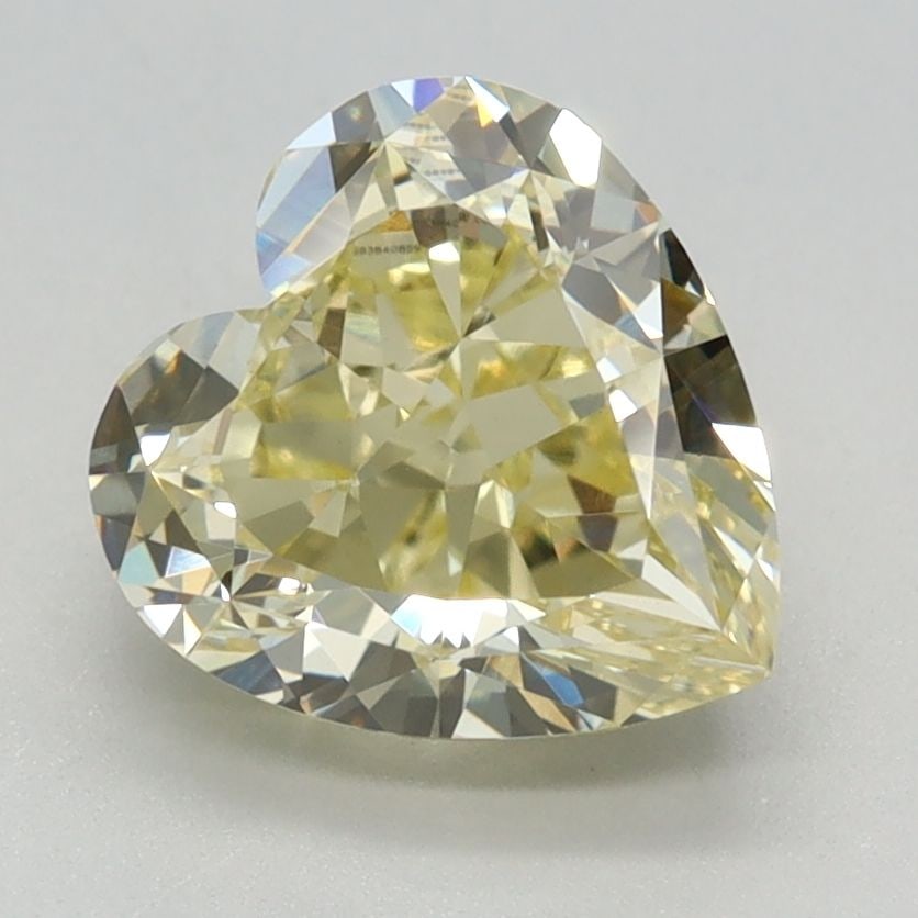 Loose Diamond - HEART 2.46ct Fancy Intense Yellow VS1: Loose Diamond - HEART 2.46ct Fancy Intense Yellow VS1 Source: This is a real non-mined Diamond that has been grown in a lab Shape: HEART Carats: 2.46 Color: Fancy Intense Yellow Certification: IGI Vid