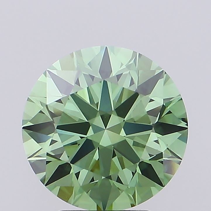 Ideal Loose Diamond - ROUND 2.74ct Fancy Vivid Green VS1: Ideal Loose Diamond - ROUND 2.74ct Fancy Vivid Green VS1 Source: This is a real non-mined Diamond that has been grown in a lab Shape: ROUND Carats: 2.74 Color: Fancy Vivid Green Certification: IGI Vid