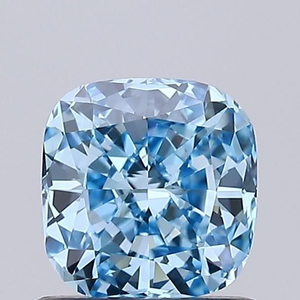 Loose Diamond - CUSHION MODIFIED 0.73ct Fancy Vivid Blue VVS2: Loose Diamond - CUSHION MODIFIED 0.73ct Fancy Vivid Blue VVS2 Source: This is a real non-mined Diamond that has been grown in a lab Shape: CUSHION MODIFIED Carats: 0.73 Color: Fancy Vivid Blue Certifi
