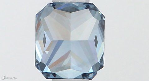 Loose Diamond - RADIANT 0.42ct Fancy Vivid Blue VVS2: Loose Diamond - RADIANT 0.42ct Fancy Vivid Blue VVS2 Source: This is a real non-mined Diamond that has been grown in a lab Shape: RADIANT Carats: 0.42 Color: Fancy Vivid Blue Certification: IGI Video: